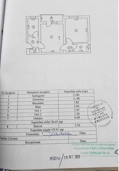 Apartament cu 2 camere semidecomandat în ICIL