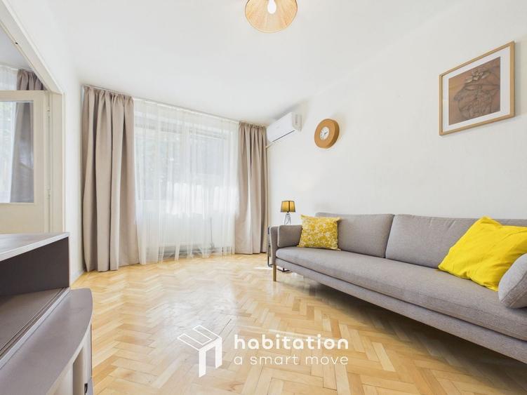 Apartament cu 2 camere semidecomandat, mobilat în Central