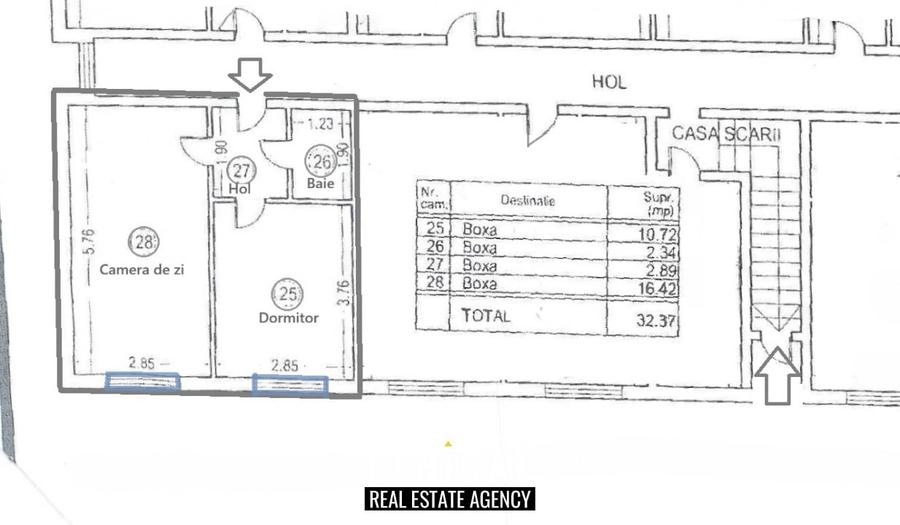 Apartament cu 2 camere decomandat în Regie
