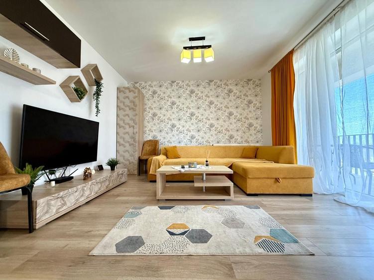 Apartament cu 2 camere, mobilat în Tractorul