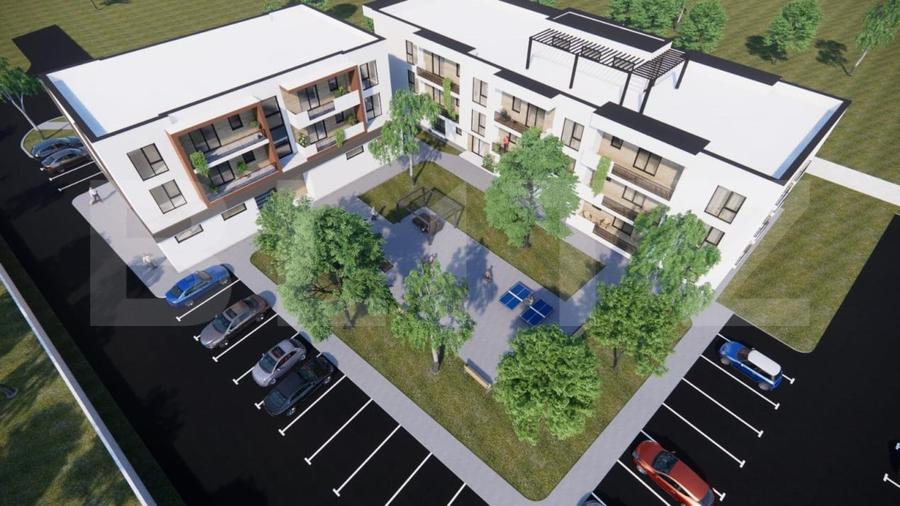 Apartament cu 3 camere semidecomandat în Nord