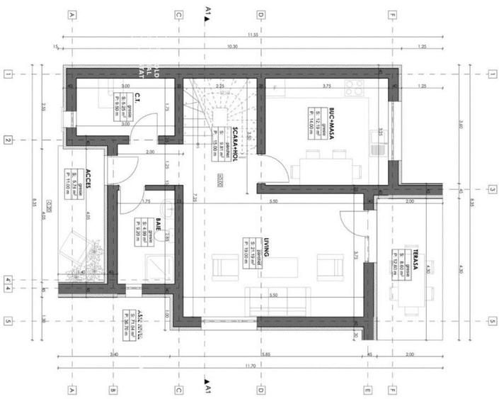 Casă individuală cu 4 camere cu Teren 400 Mp în 6 Vânători