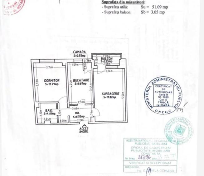 Apartament cu 2 camere decomandat, mobilat în Năvodari