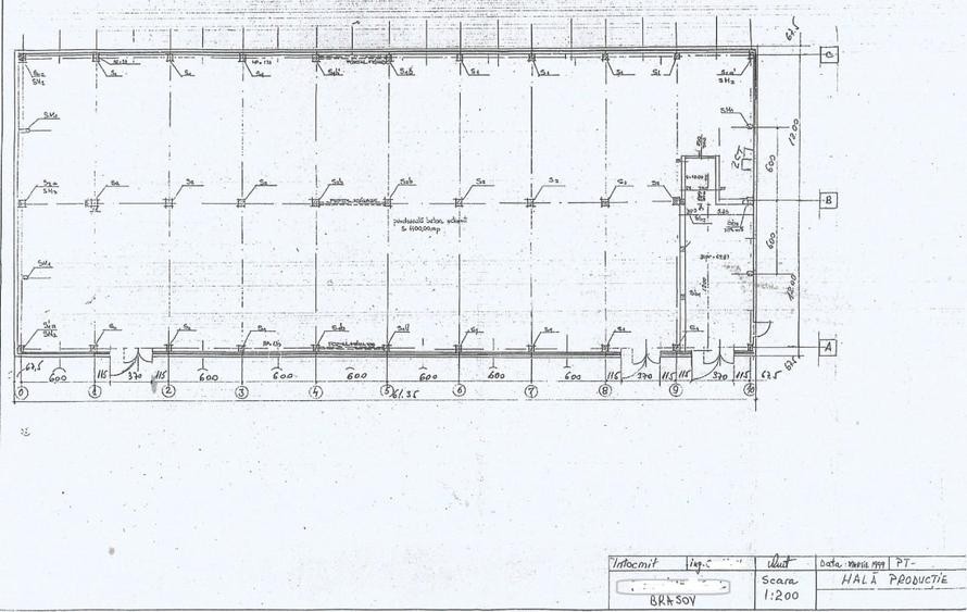 Spațiu industrial, de 1,500 mp, în Uzina 2