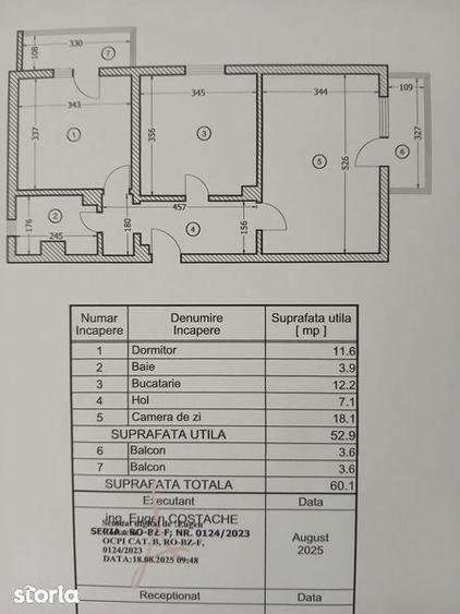 Apartament cu 2 camere decomandat în Dorobanți 1