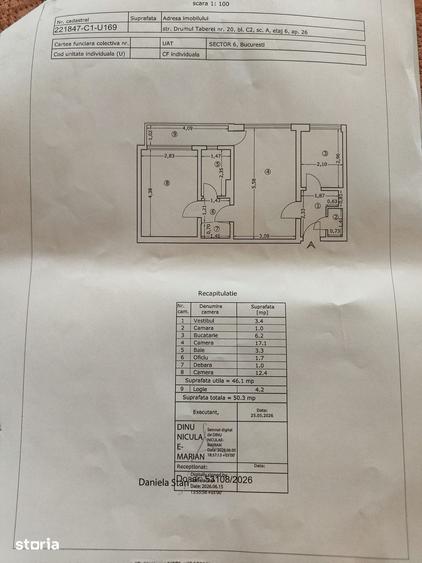Apartament cu 2 camere semidecomandat în Drumul Taberei