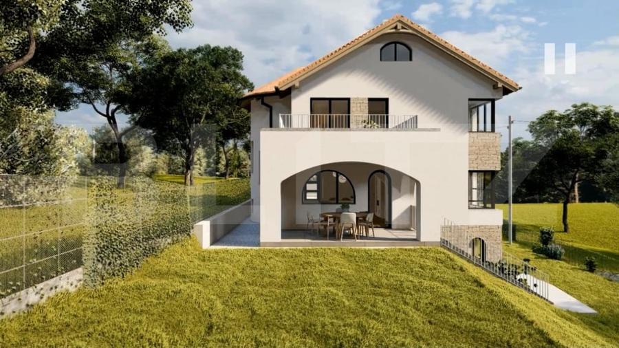 Casă individuală cu 8 camere cu Teren 3000 Mp în Almașu Mare