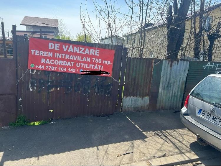 Teren de 737 mp, în Giurgiului