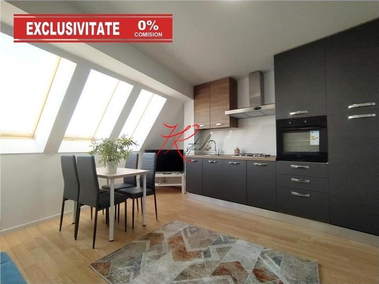 Apartament cu 2 camere semidecomandat, mobilat în Tei