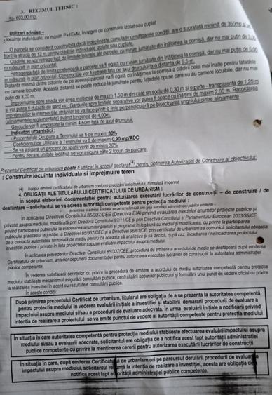 Teren Construcții intravilan de 603 mp, în Valea Lupului