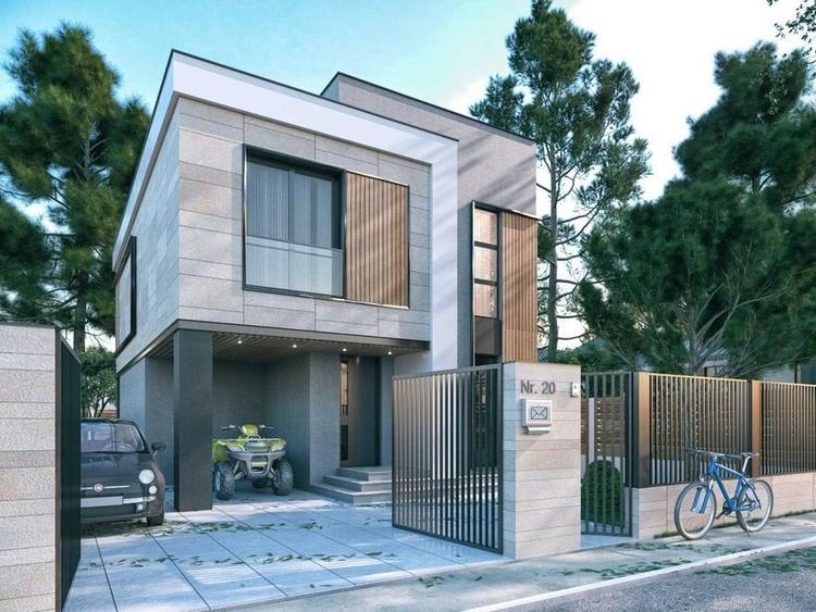 Casă individuală cu 4 camere cu Teren 300 Mp în Odăi