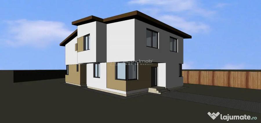 Casă cu 4 camere cu Teren 500 Mp în Stupini