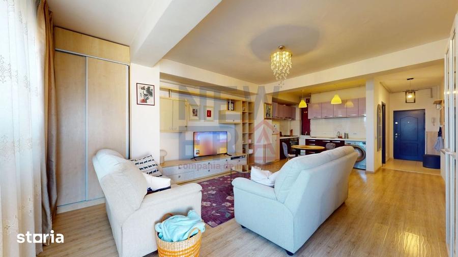 Apartament cu 2 camere, mobilat în Bucureștii Noi