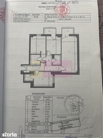 Apartament, 3 camere de vanzare Hercesa - 1