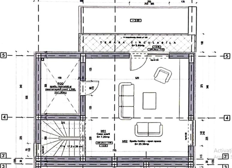 Duplex cu 4 camere cu Canalizare în Central