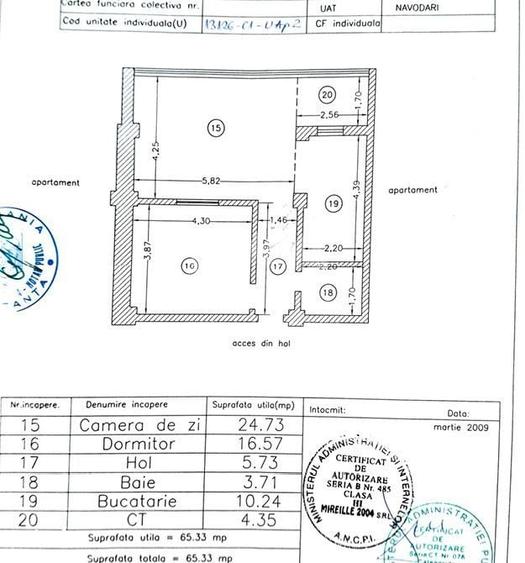Mamaia Nord /Lidl - Apartament 2 camere decomadat 65 mp - 8