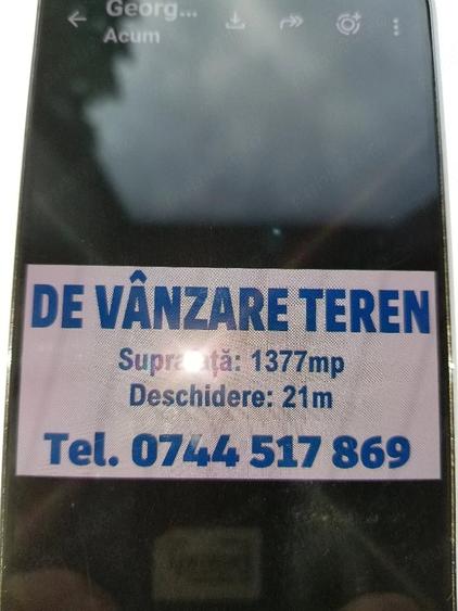 Teren de 1377 mp, în Radovanu