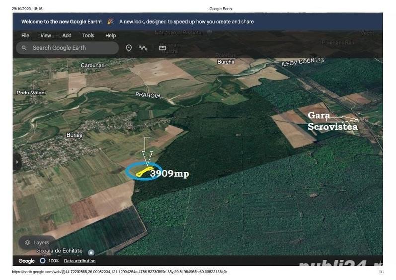 Teren de 3900 mp, în Buriaș