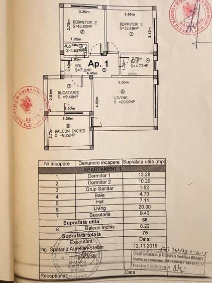 Proprietar vând apartament deosebit cu 170m2 curte privata, terasa,3 cam ,2 bai - 16