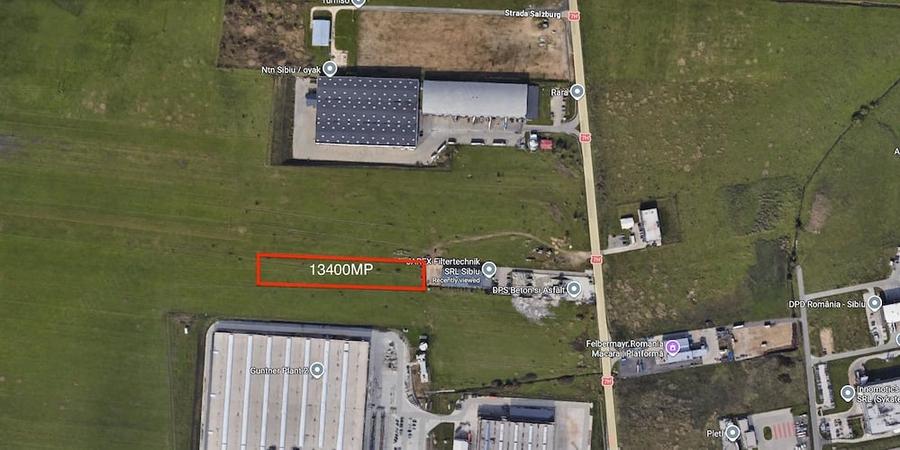 Teren intravilan 13400mp zona industriala Vest - 1
