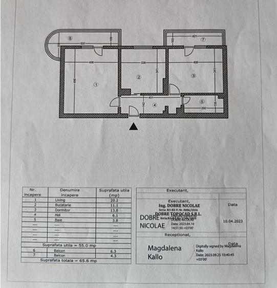 Apartament cu 2 camere decomandat în 1 Decembrie
