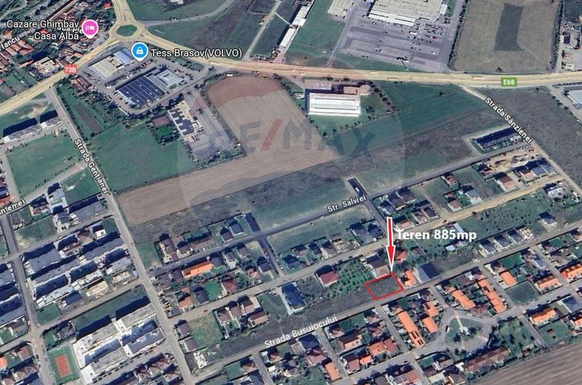 Teren Construcții intravilan de 885 mp, în Central
