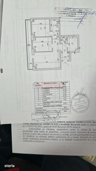 Apartament cu 3 camere decomandat în Berceni