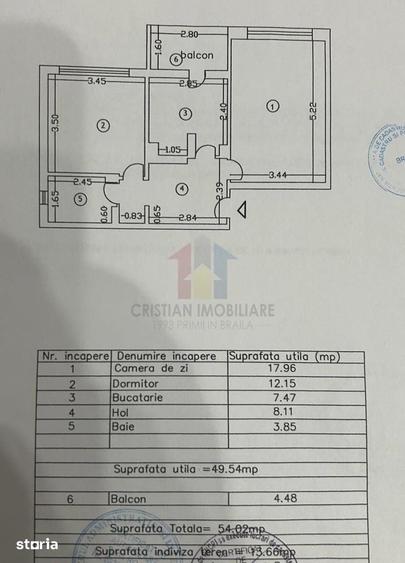 Apartament cu 2 camere decomandat în Tineretului