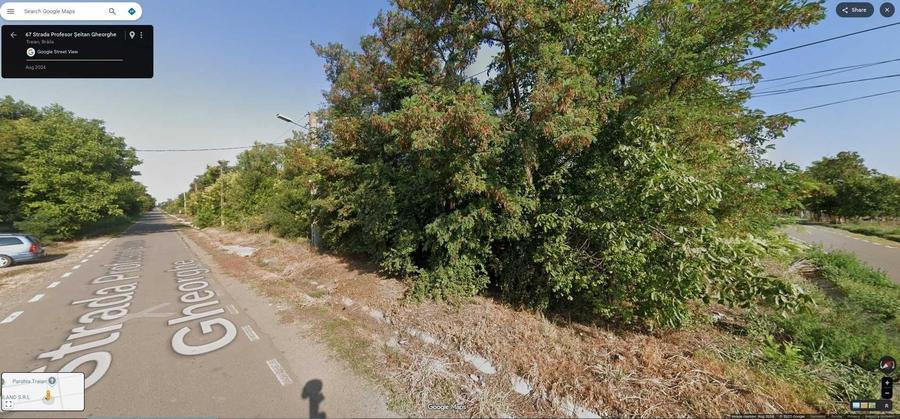 Teren de 3200 mp, în Traian
