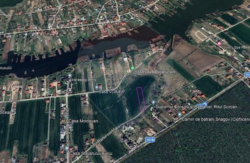 Teren Construcții intravilan de 2987 mp, în Ciofliceni