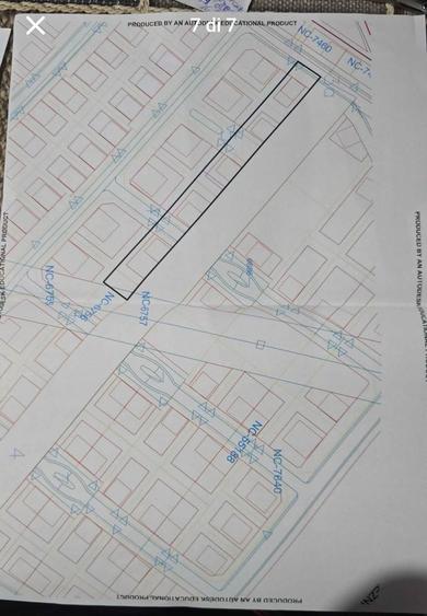 Teren de 2500 mp, în Exterior Vest