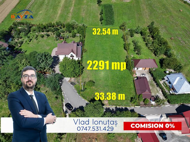 Teren Construcții intravilan de 2291 mp, în Unguraș
