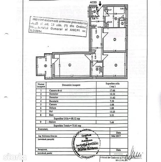 Apartament cu 3 camere decomandat, mobilat în Decebal