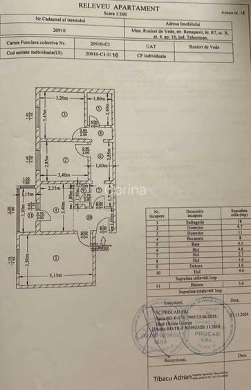 Apartament 3 camere Ultra-Central (Zona BCR - L. Industrial), Izolat + Acoperis | Rosiori de Vede