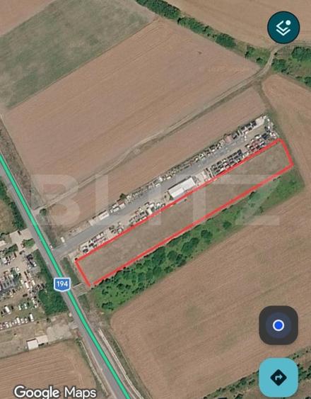 Teren Construcții intravilan de 4830 mp, în Nord-Vest