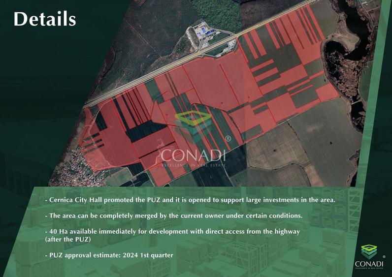 Teren Construcții intravilan de 1780000 mp, în Cernica