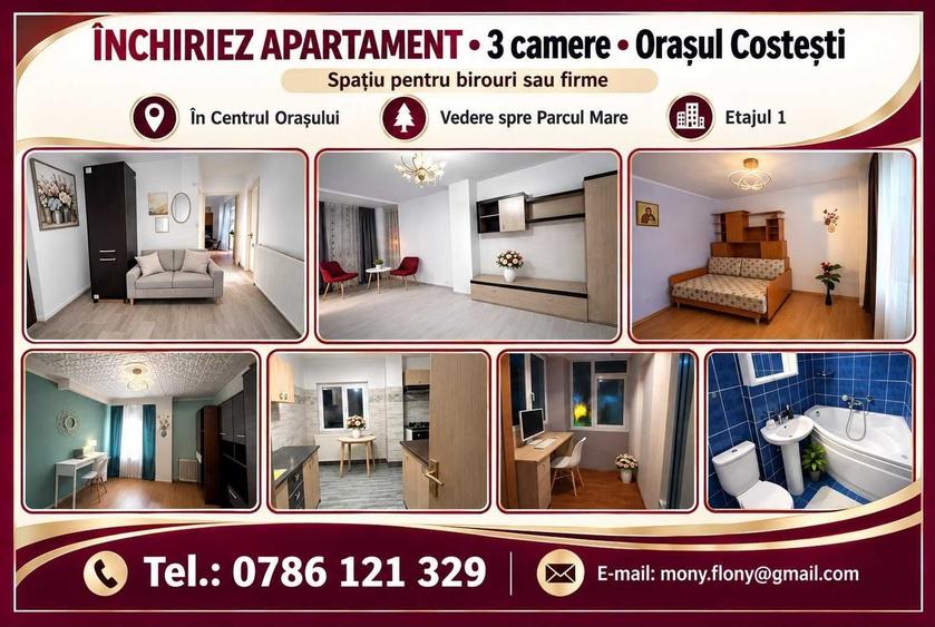 Apartament cu 3 camere decomandat în Ultracentral