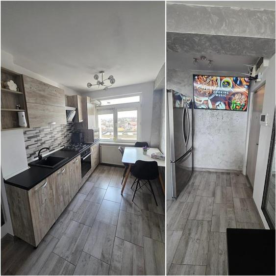 Apartament cu 3 camere decomandat, mobilat în Apollo