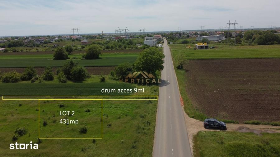 Teren Intravilan 430 mp | Strada Codrului | Comuna Bercen - 3