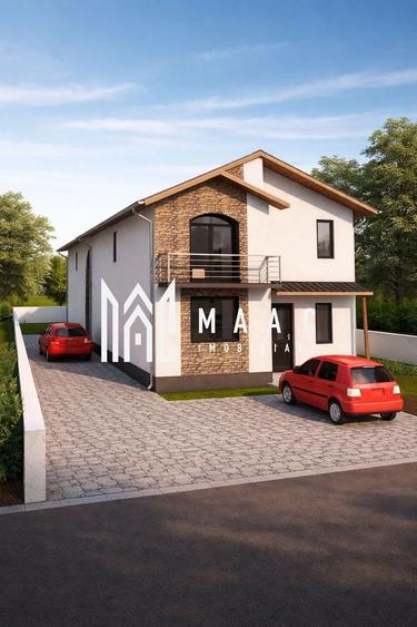 Casă individuală cu 4 camere cu Canalizare în Veștem