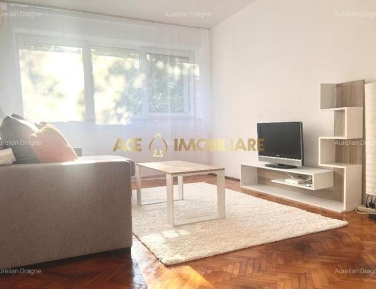 Apartament cu 2 camere semidecomandat, mobilat în Iancului