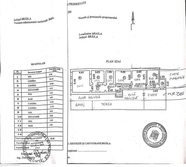 Casă cu 4 camere cu Canalizare în Central