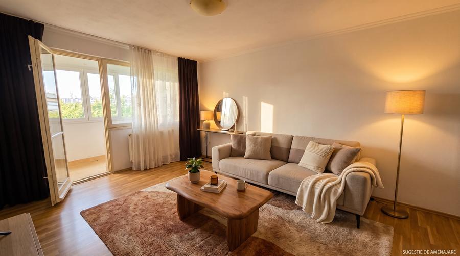 Apartament cu 2 camere decomandat în Titan