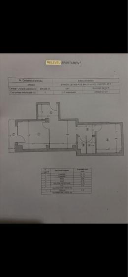 Apartament cu 2 camere decomandat în Central