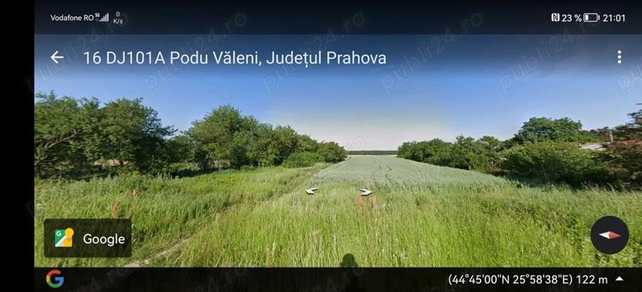 Teren de 5000 mp, în Podu Văleni
