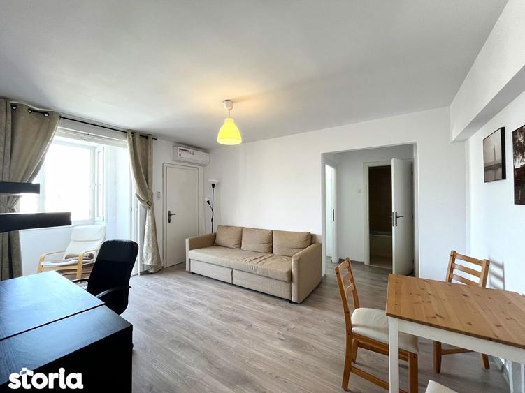 Apartament cu 2 camere semidecomandat, mobilat în Cișmigiu