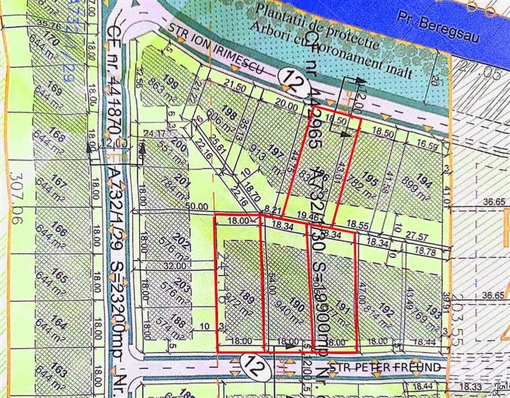 Teren Construcții intravilan de 977 mp, în Torontalului