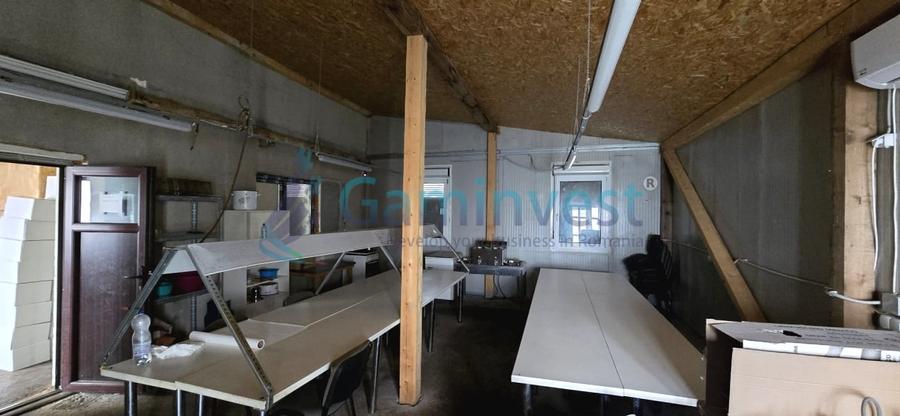 Spațiu industrial, de 560 mp, în Apateu