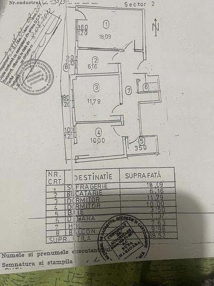 Apartament cu 3 camere decomandat în Colentina