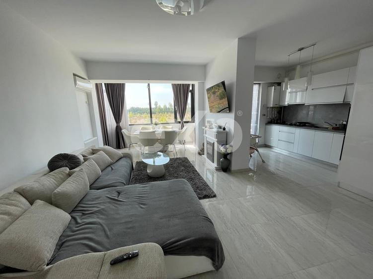 Apartament cu 3 camere semidecomandat, mobilat în Pantelimon